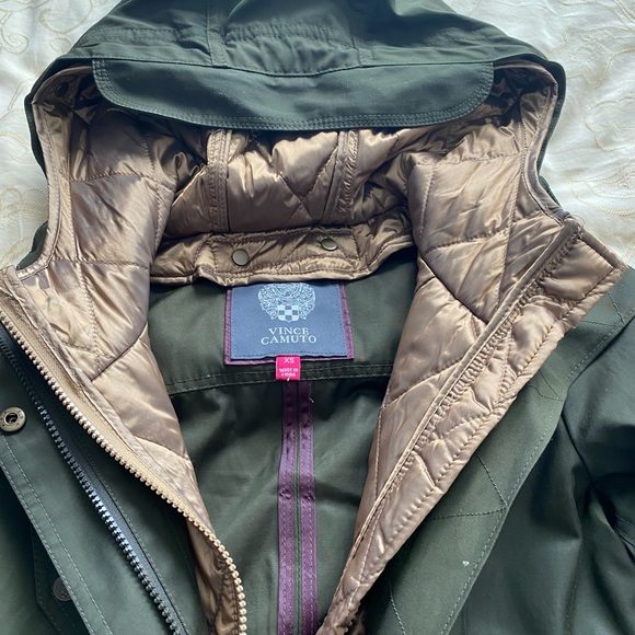 Vince Camuto Forrest Green Coat/Jacket - Picture 3 of 6